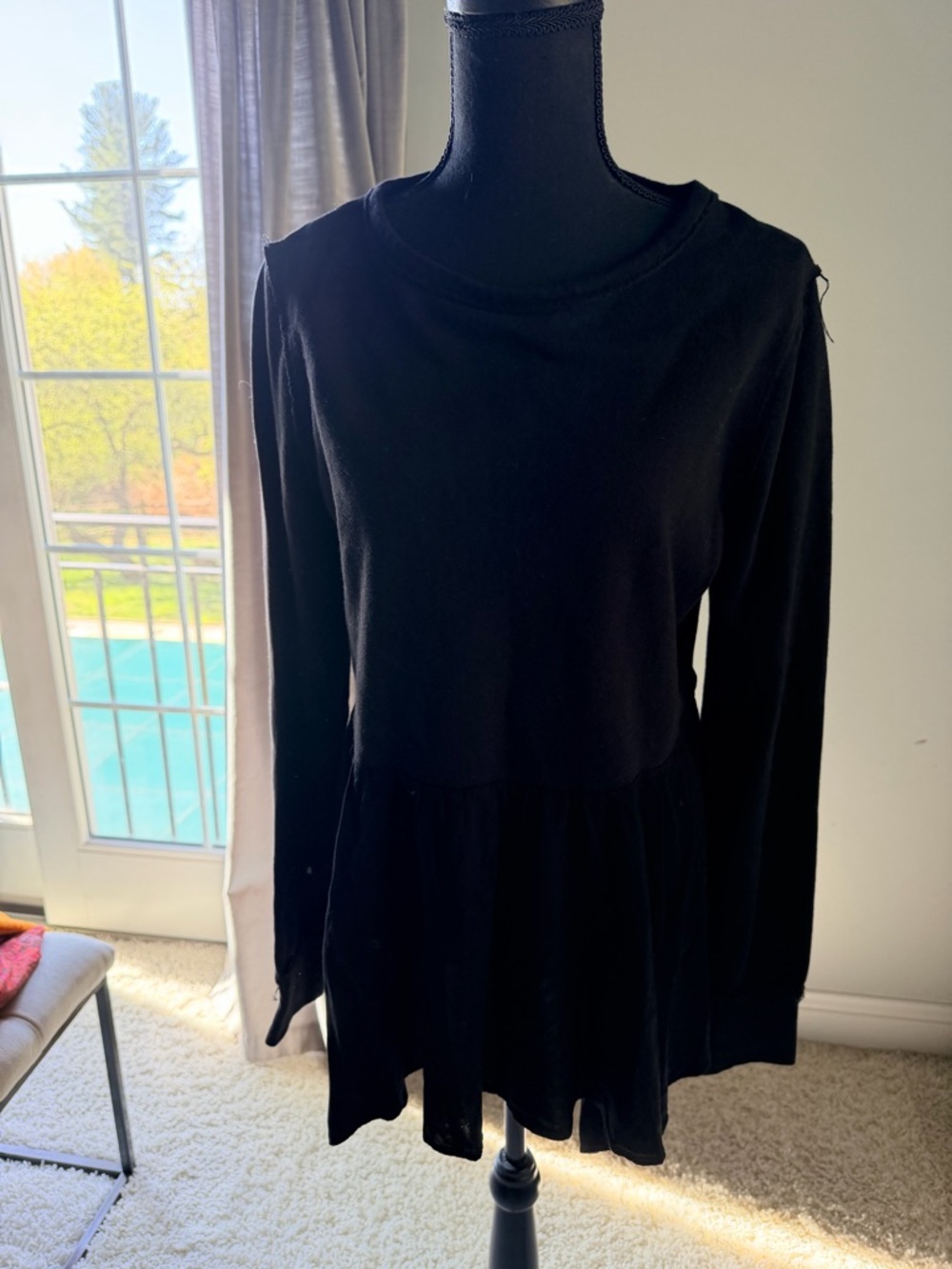 t.la black Pullover Sweater Sweatshirt Anthropologie